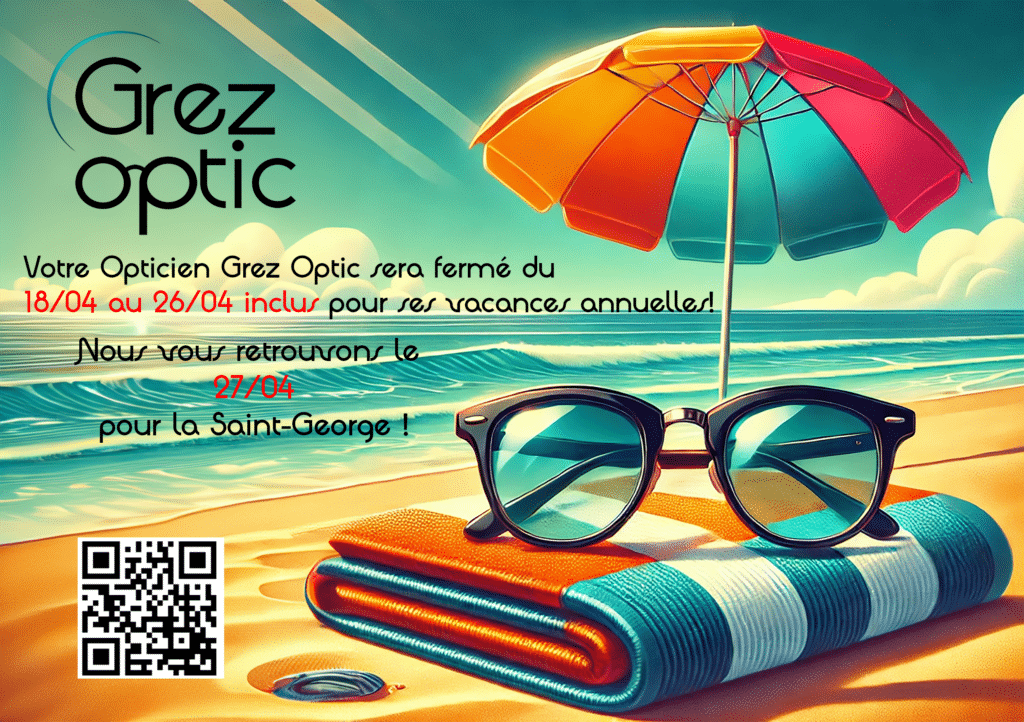 image de plage opticien en vacance