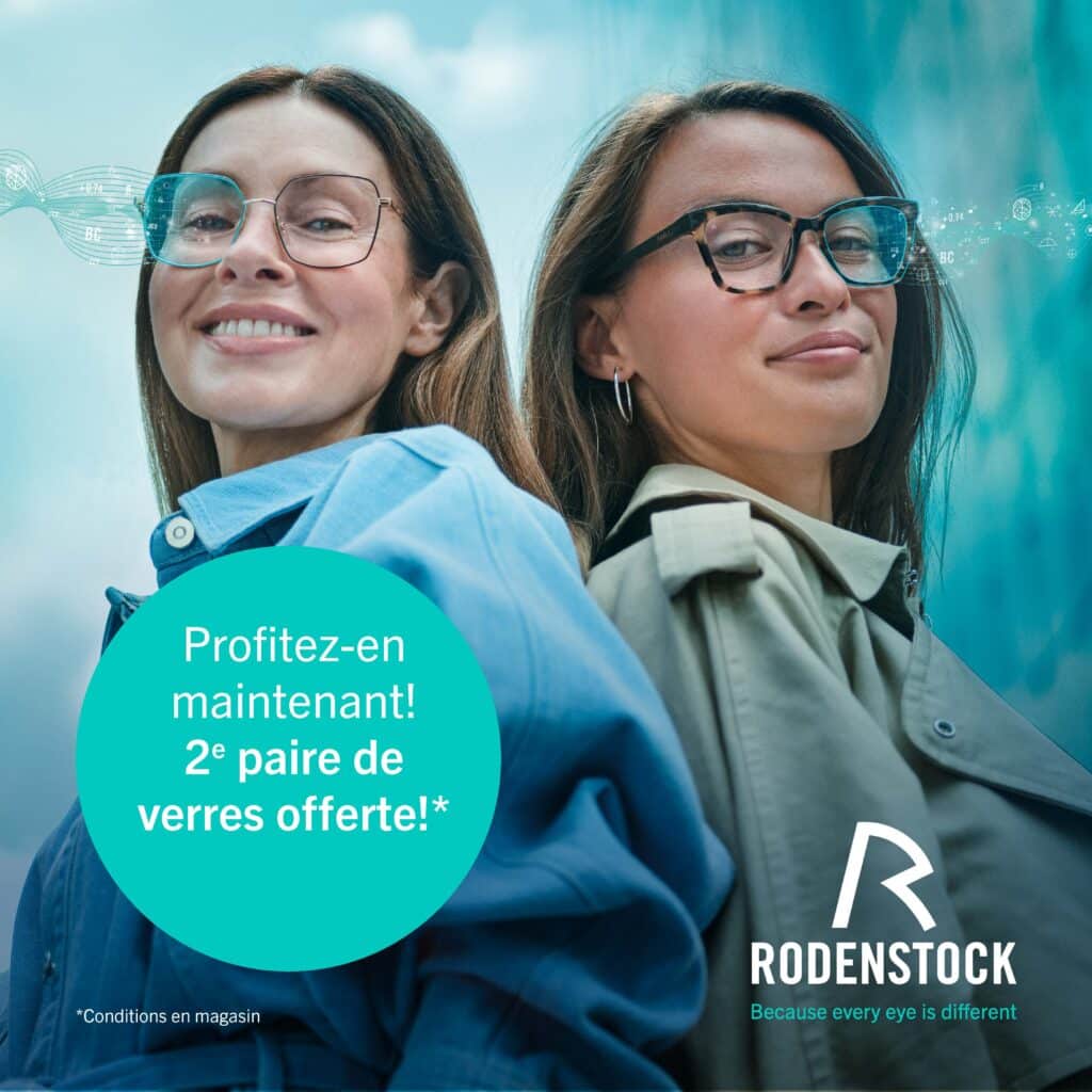 promotion 1+1 sur les verres